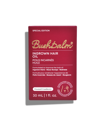 Bush Balm Ingrown Hair Oil Frosted Cranberry