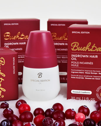 Bush Balm Ingrown Hair Oil Frosted Cranberry